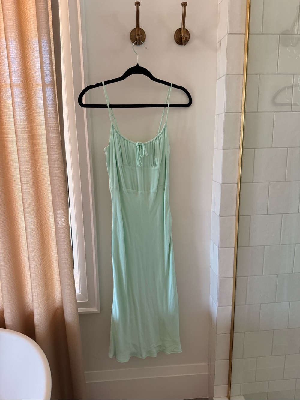 Wilfred Mint Green Textured Tube Top